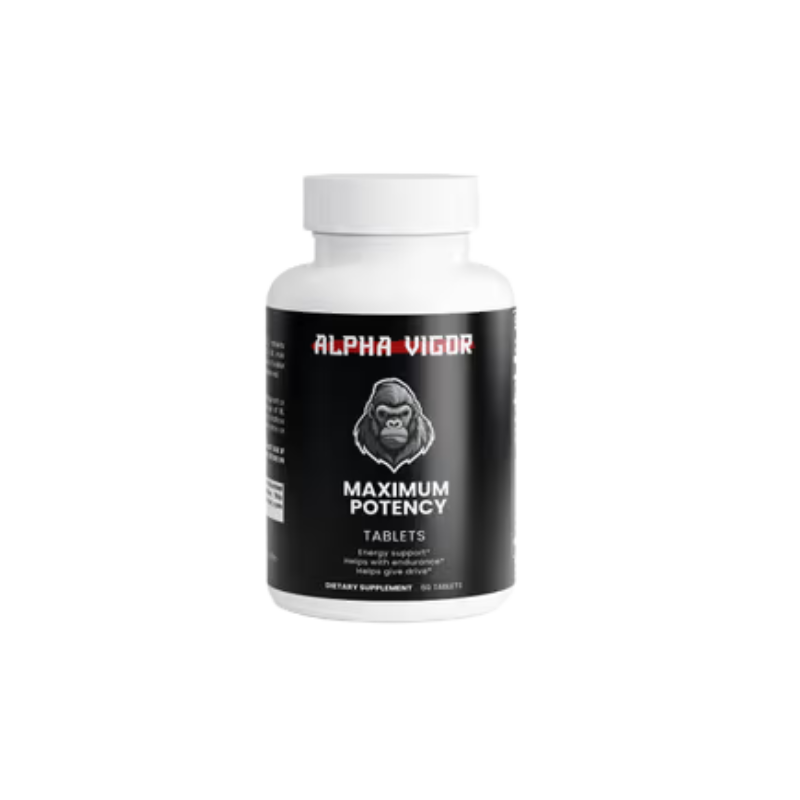 Alpha Vigor bottle — men's dietary supplement